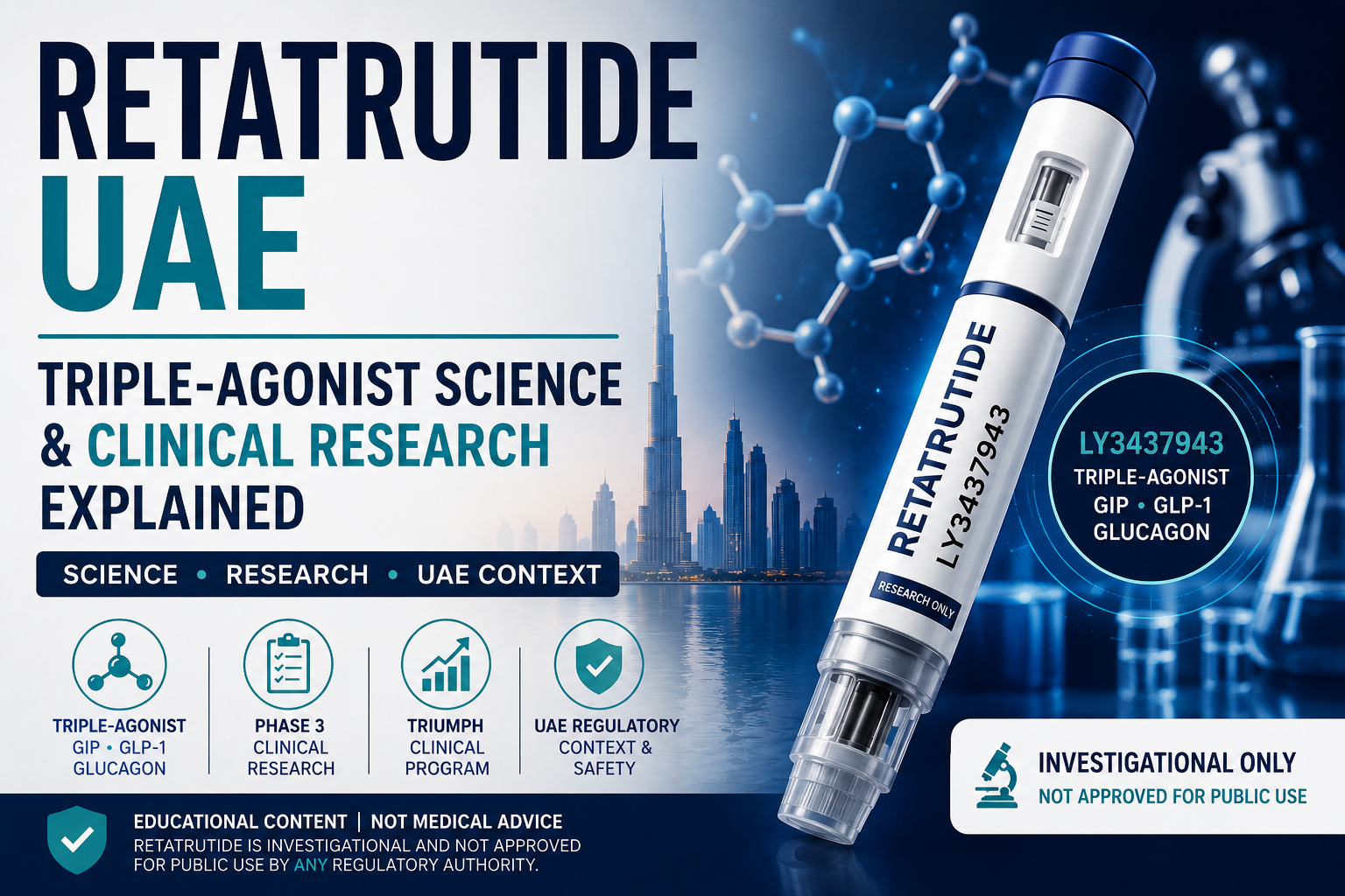  Retatrutide UAE triple agonist clinical research