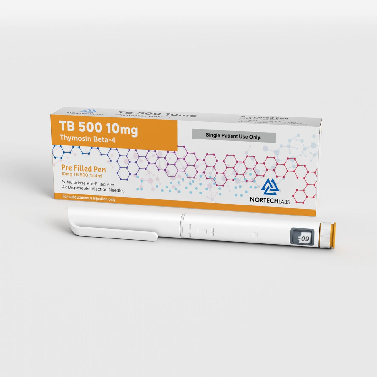 TB-500 10mg UAE 2.4ml pre-filled pen TB-500 Thymosin Beta-4 10mg pen product